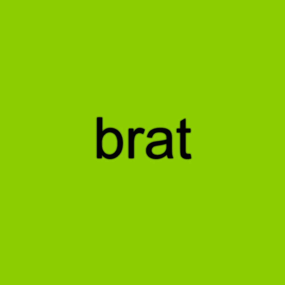 Brat Playlist Cover